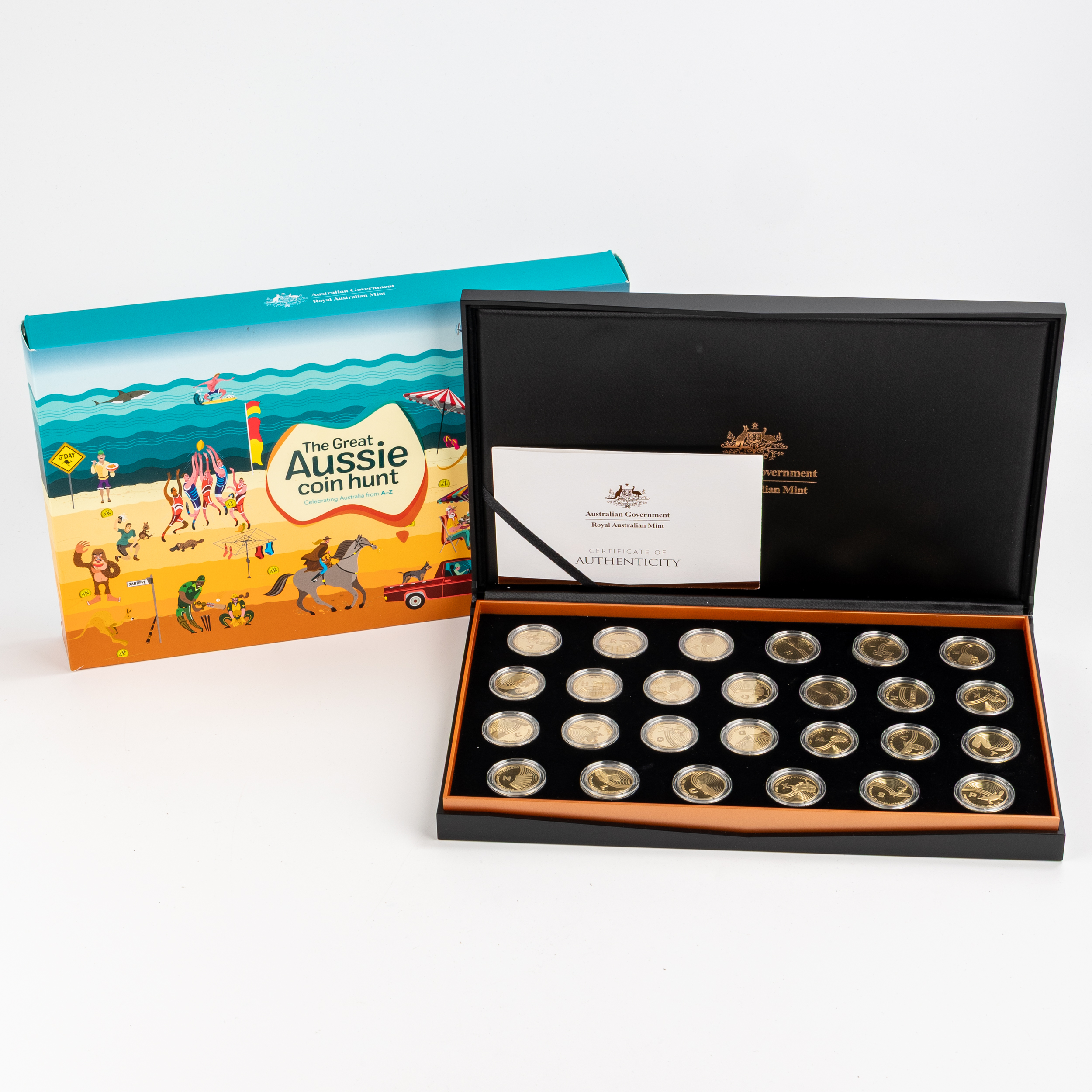 Elizabeth II, RAM - Great Aussie Coin Hunt, One Dollar, 2019, FDC