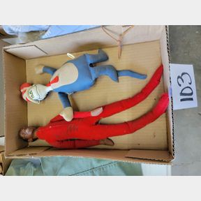 Cat and The Hat talking doll and JJ from Good Times
