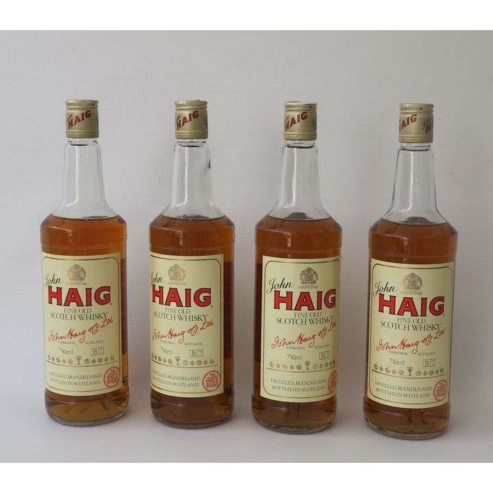 JOHN HAIG SCOTCH WHISKEY, 750ml, 4 bottles