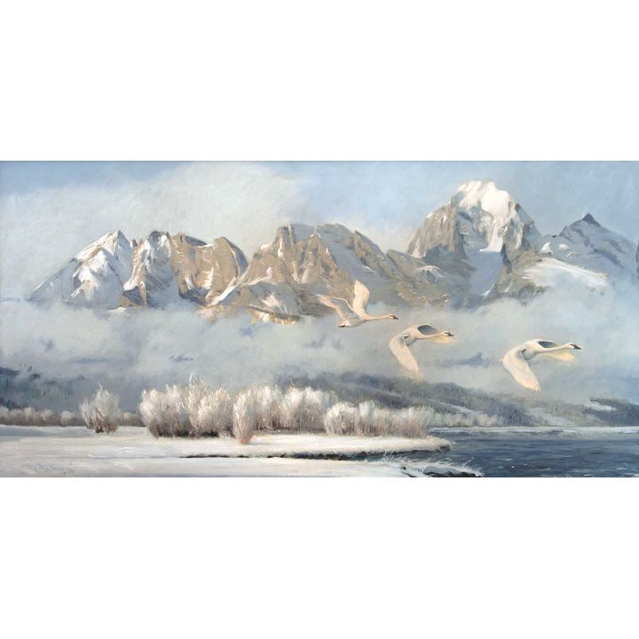Teton Winter by Ken Carlson (1937- )