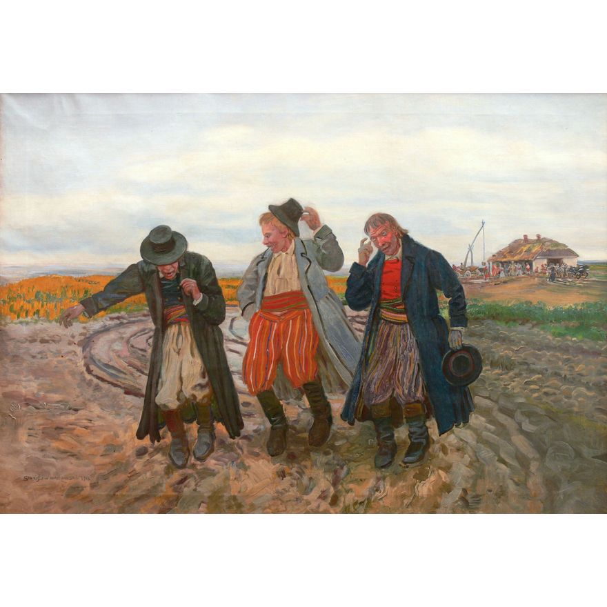 Stanisław Masłowski | Powrót z karczmy, 1918 r.