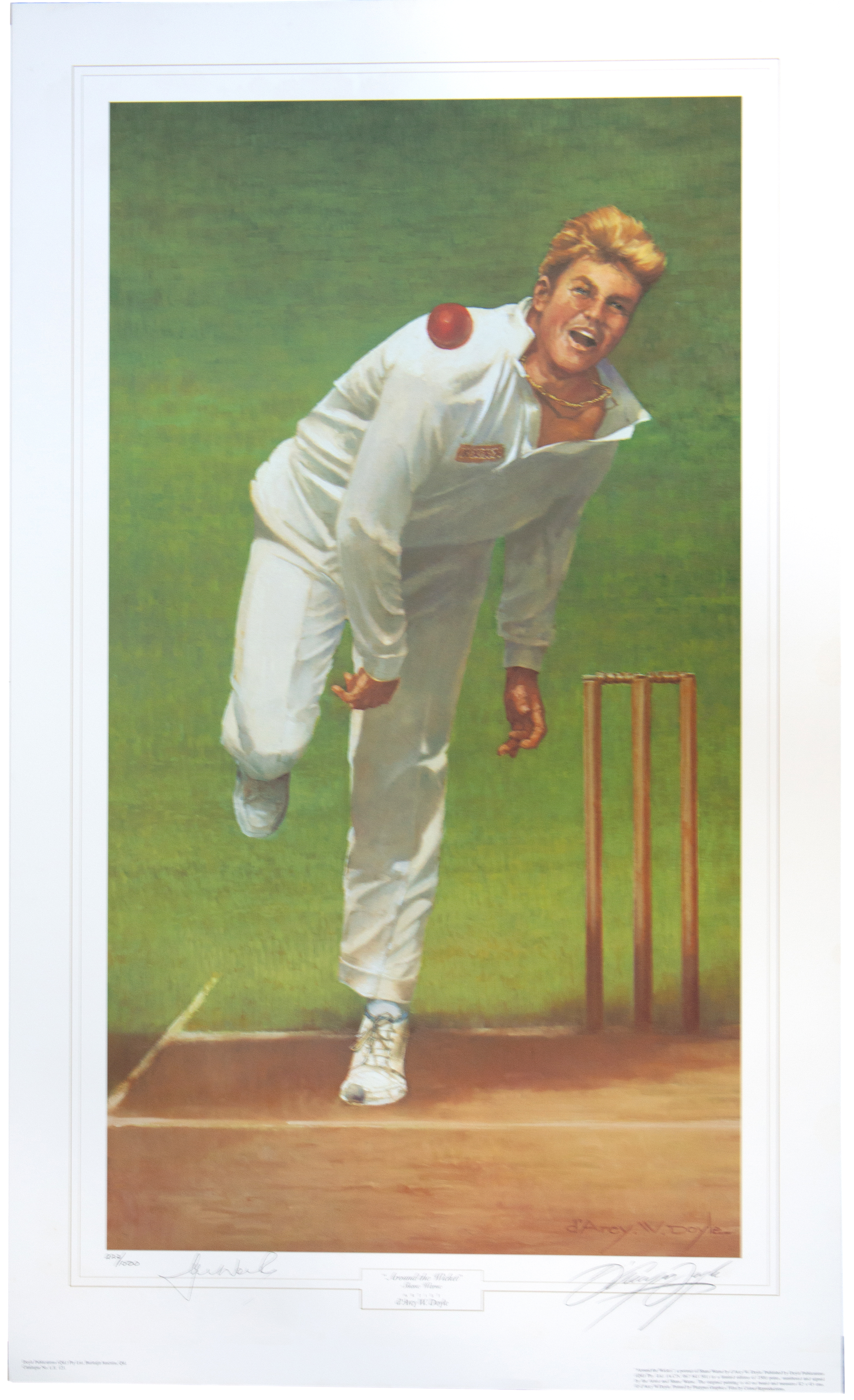 322 · D'Arcy Doyle (1932-2001), 'Around The Wicket', c.2000, VGC