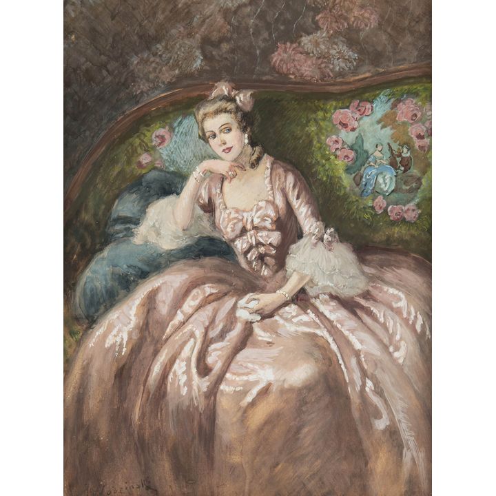 Józef Wodziński | Portret damy