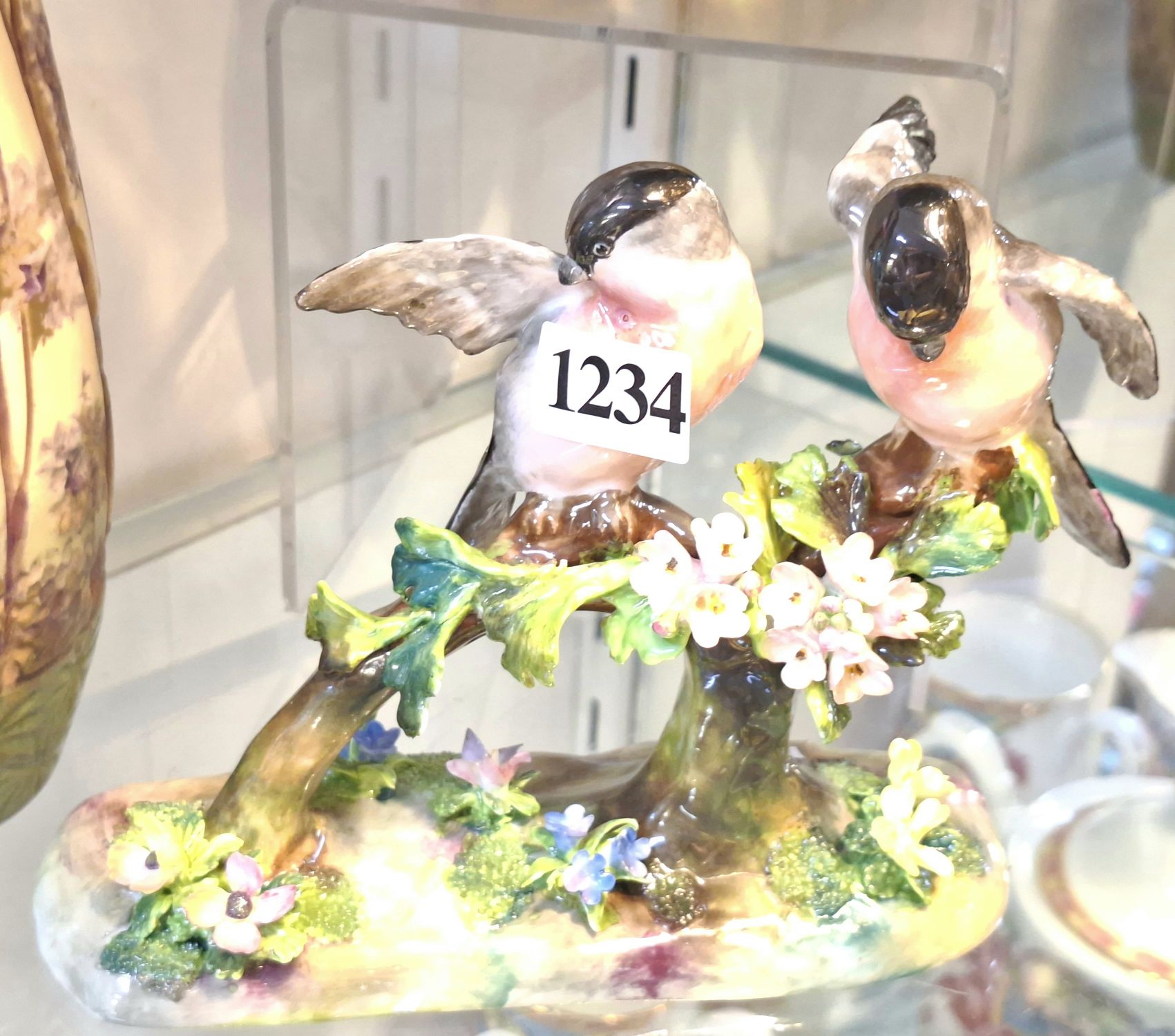 Staffordshire Bird Figurine