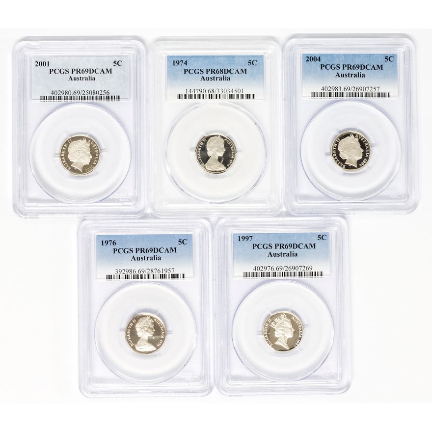 Elizabeth II, Five Cents, Accumulation