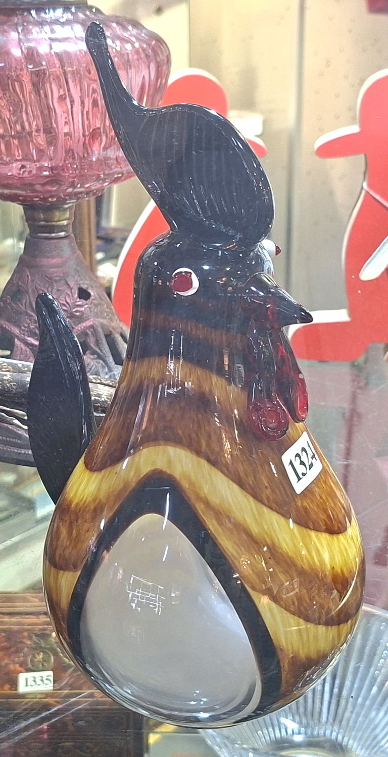 Art Glass Rooster