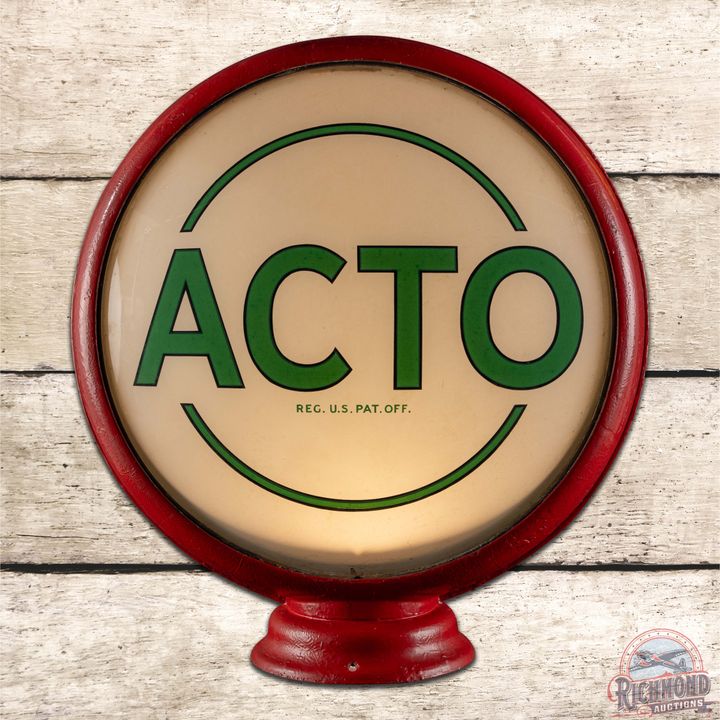 Acto Gasoline 15" HP Metal Gas Pump Globe Complete