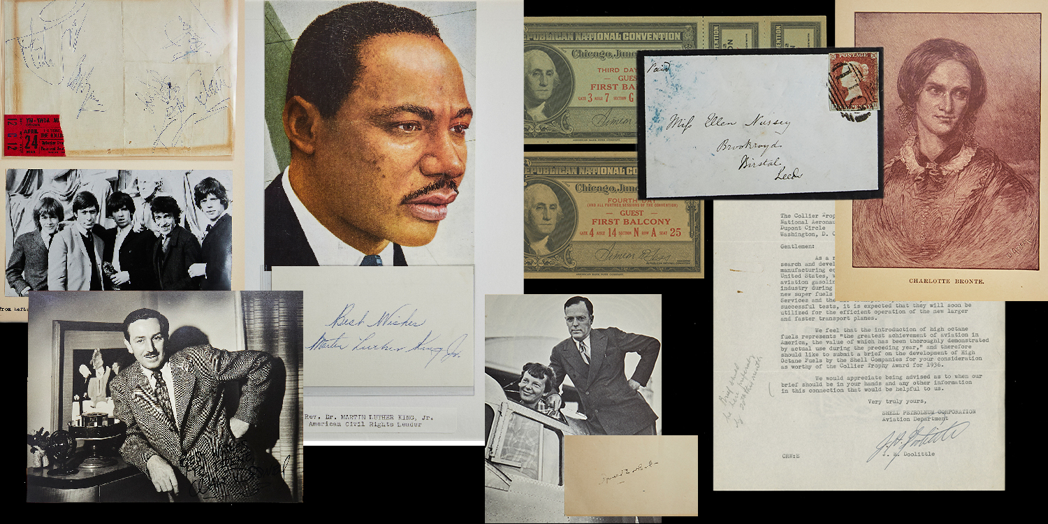 364 - Autographs & Documents e-Auction featuring the Mike Roth Aviation ...