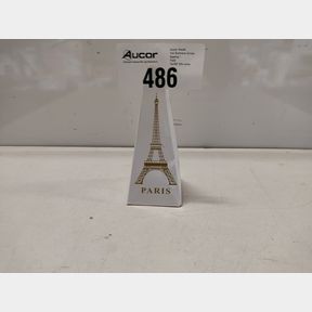 PARIS EIFFEL TOWER FIGURINE STATUE VINTAGE ALLOY MODEL DECOR - L -