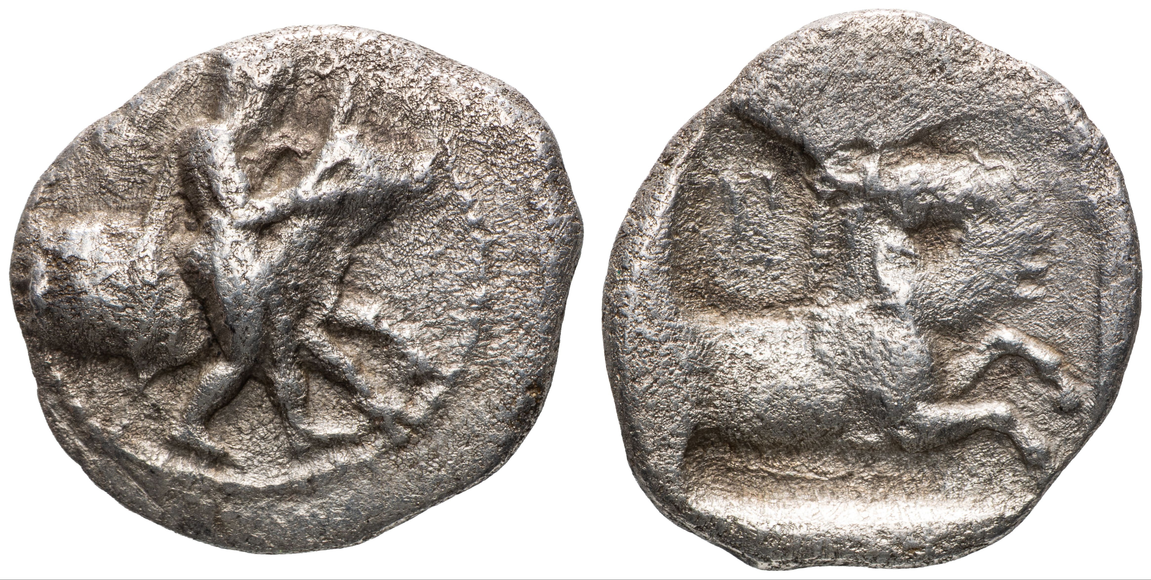 Thessaly, Perrhaiboi, Ar Hemidrachm, 460-440 Bc, Gfine