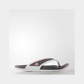 ADIDAS ADILETTE COMFORT SLIDES WOMENS FLIP FLOP TRACE GREY SZ 9