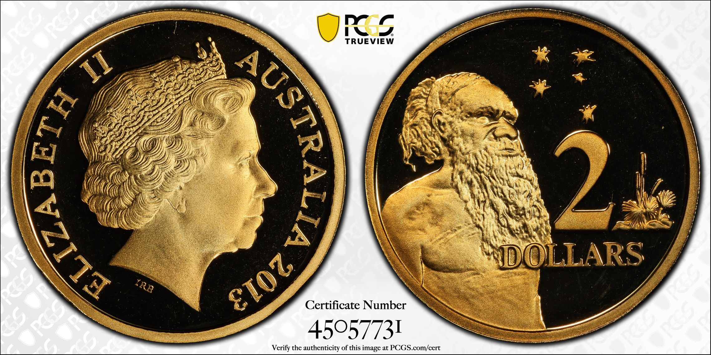 Elizabeth II, Two Dollar, 2013, PCGS PR 70DCAM