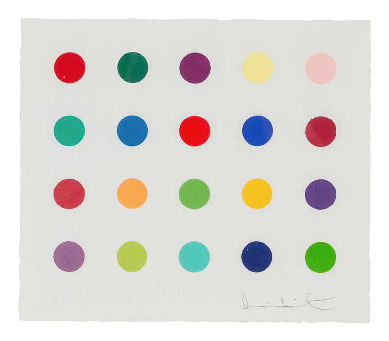 Damien Hirst
(British, b. 1965)
Lauric Acid Butyl Ester (from Woodcut Spots), 2011