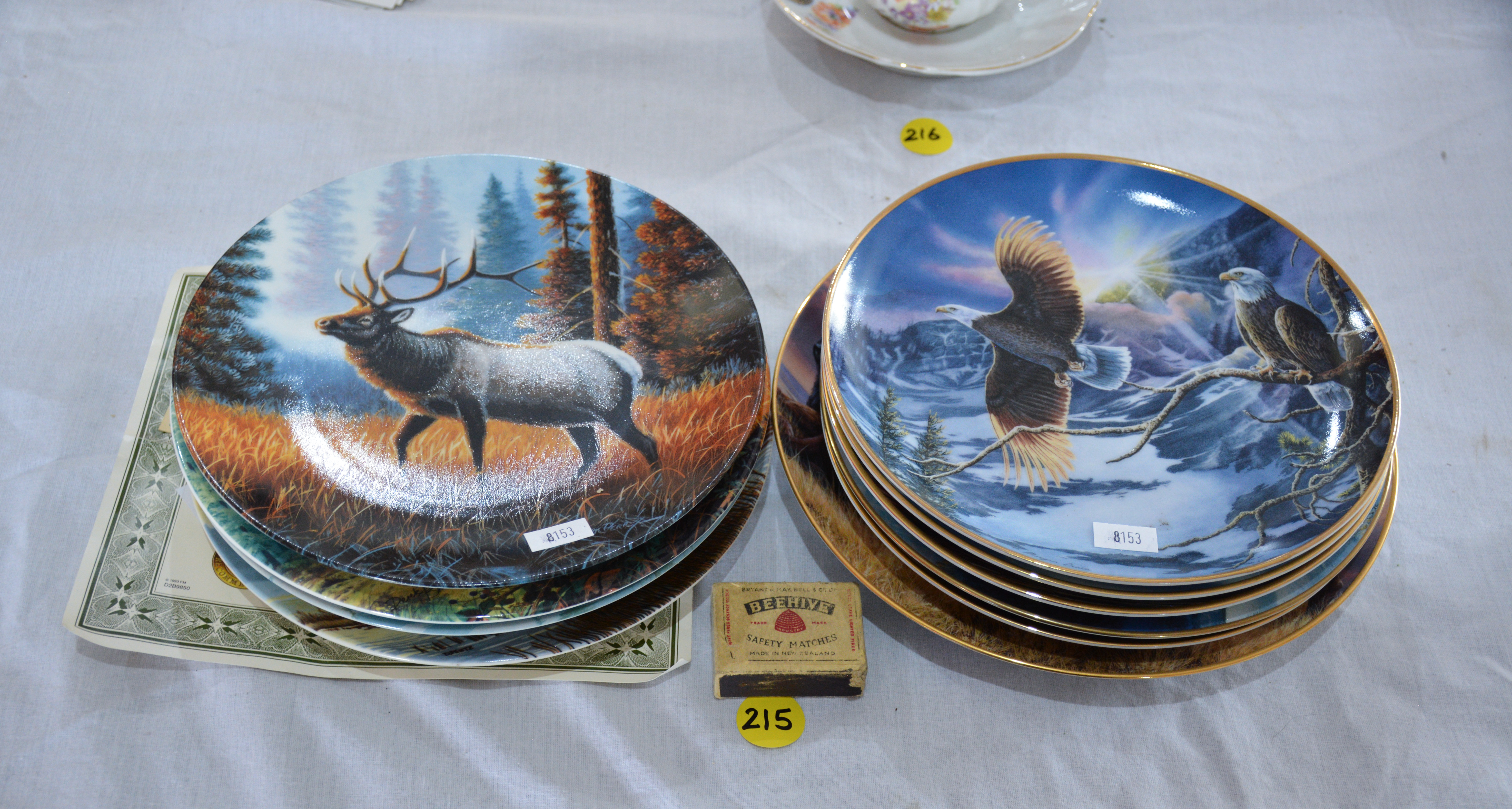 Collection of Limited Edition Plates — sold at auction in New Zealand for $30