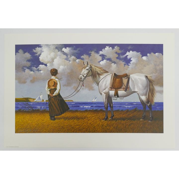 Charles Wysocki ''Sea Captain's Wife, Abiding'' S/N Lithograph.