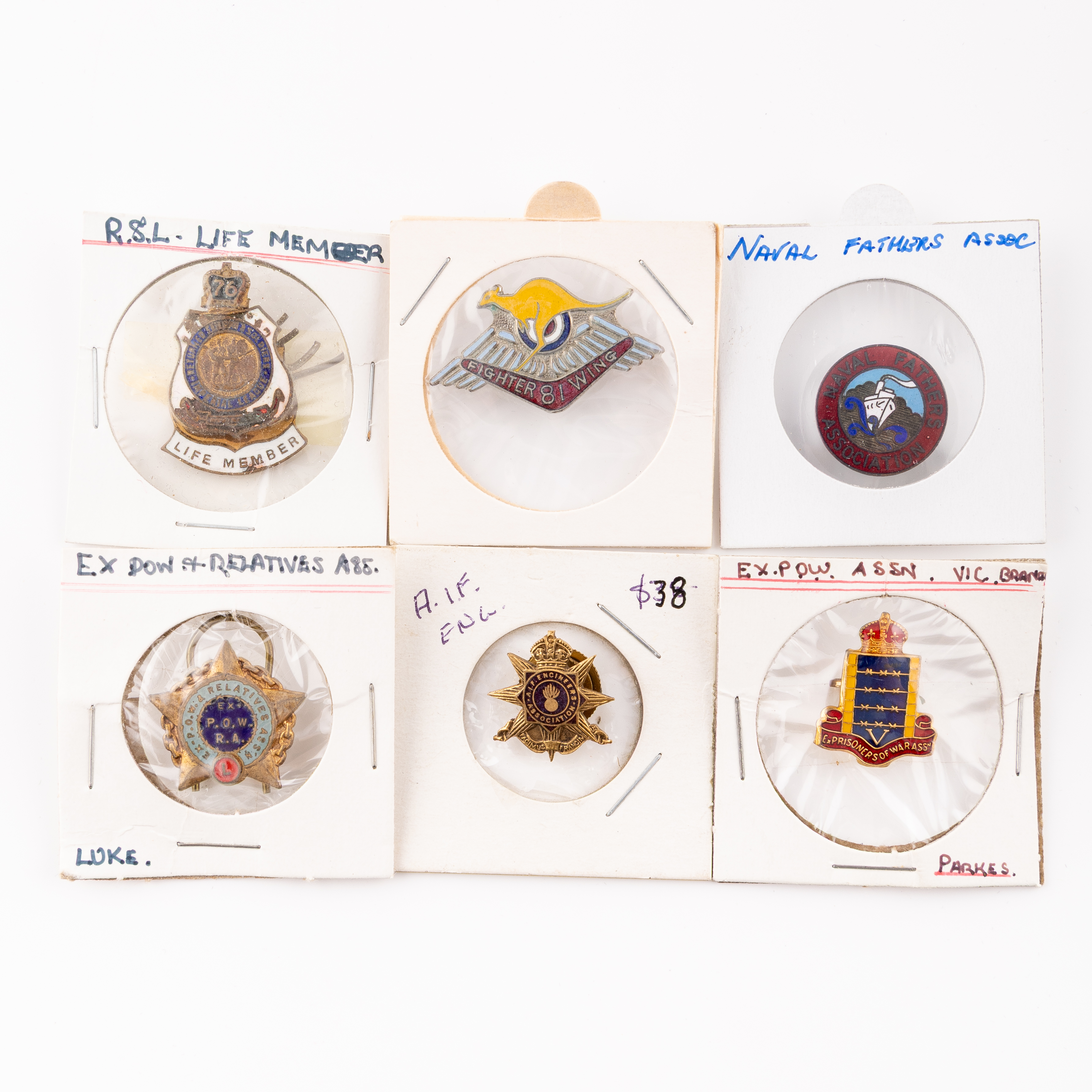 Enameled Badges