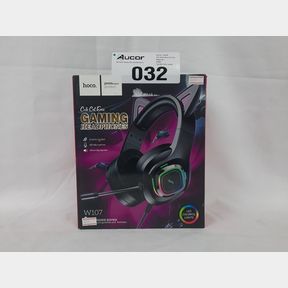 HOCO W107 CUTE CAT RGB GAMING HEADSET FOR XBOX PS5 PS4 PC GAMING