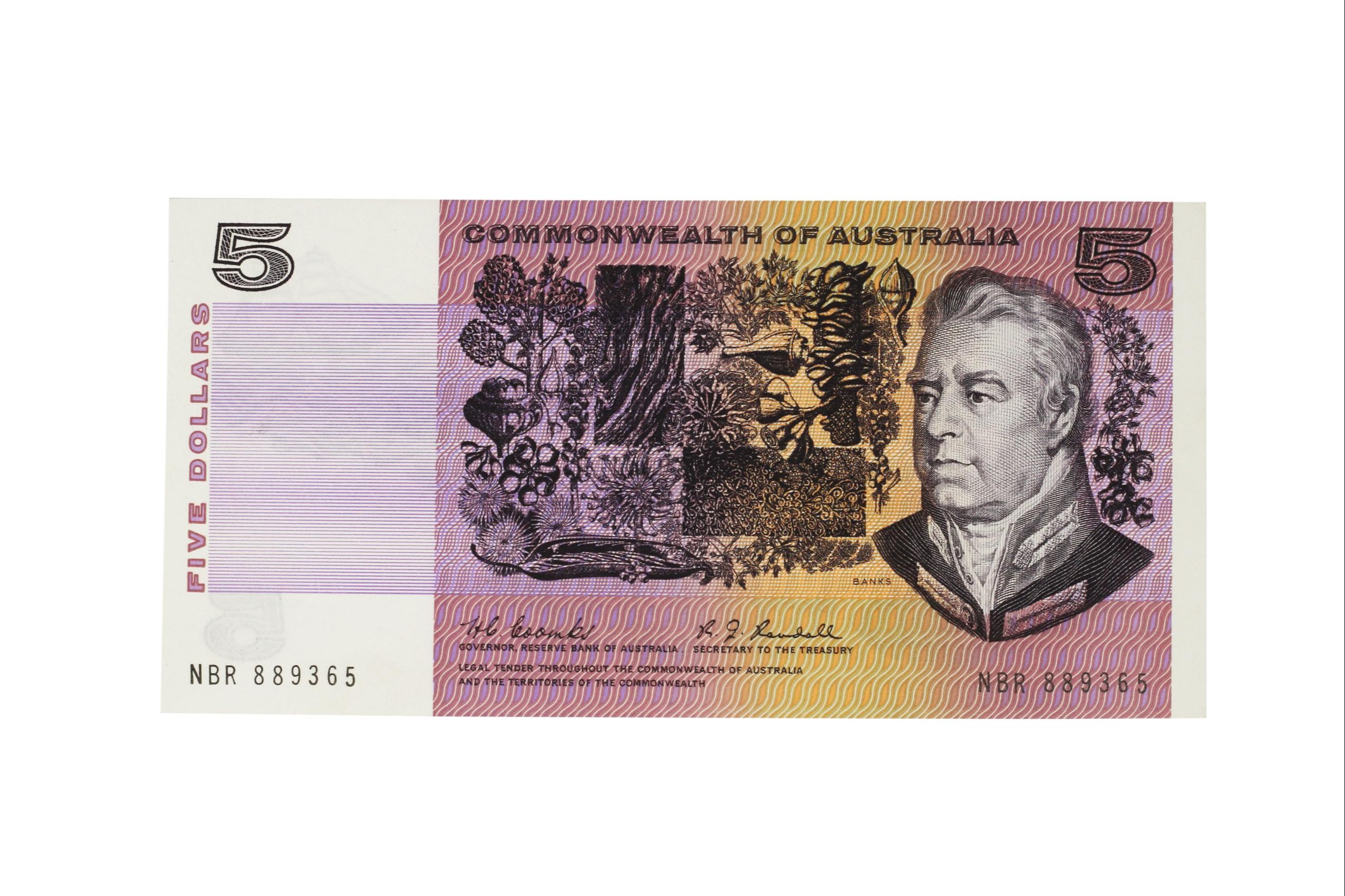 1992. · Coombs/Randall, Five Dollars, 1967, UNC
