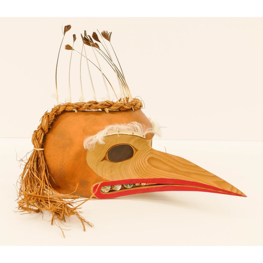 Stan Greene Coast Salish Carved Cedar Mosquito Mk