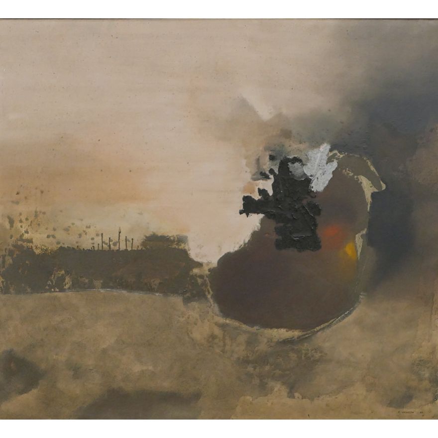 Ray Jacobsen ''Untitled #826'' (Abstract) 1968 Mixed