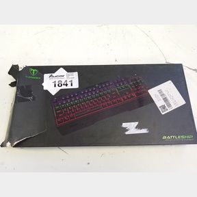 T-DAGGER BATTLESHIP WIRED RAINBOW MECHANICAL GAMING KEYBOARD - 104 KEY KEYBOARD