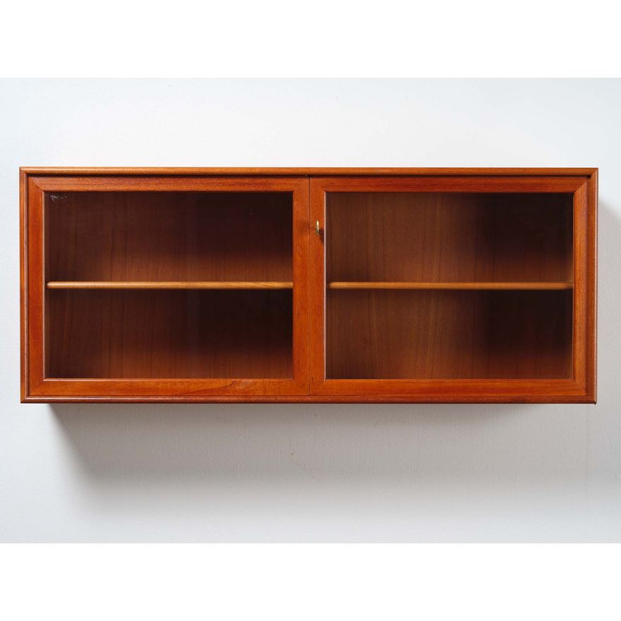 Alf Svensson for Bjästa Möbelfabrik of Sweden - A glazed door wall cabinet or bookcase