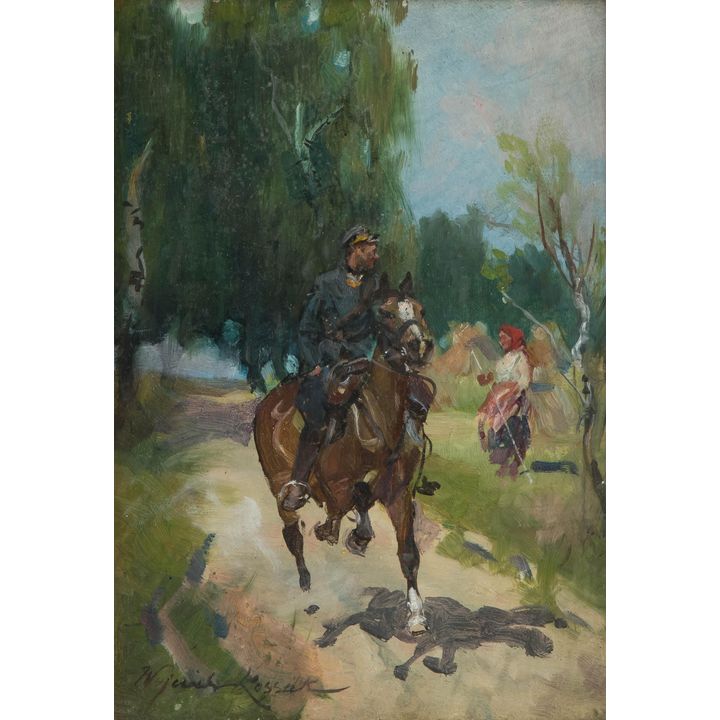 Wojciech Kossak | Pozdrowienie