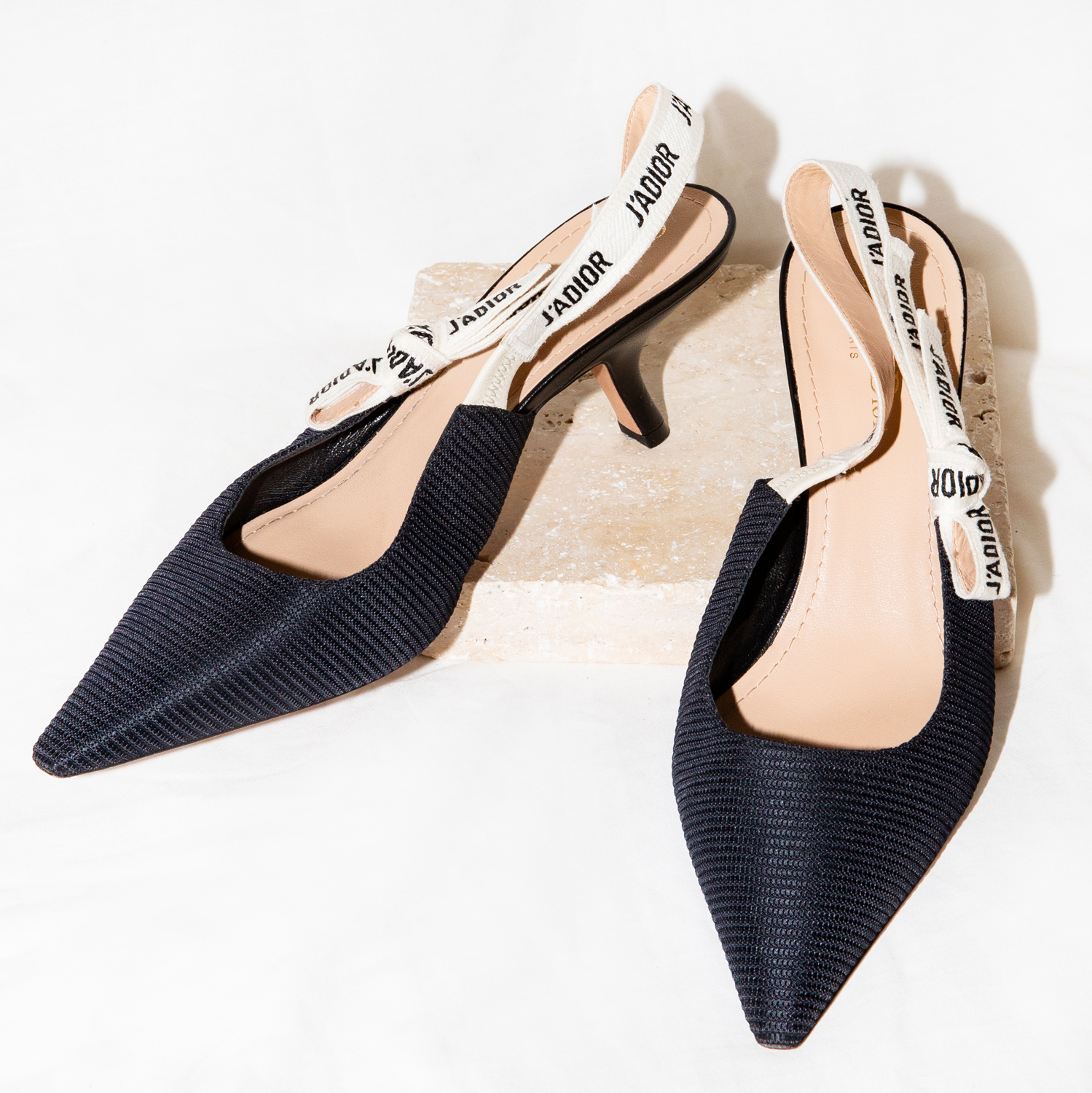 2 · Dior "J'Adior" Black Slingbacks Size 41 1/2 D