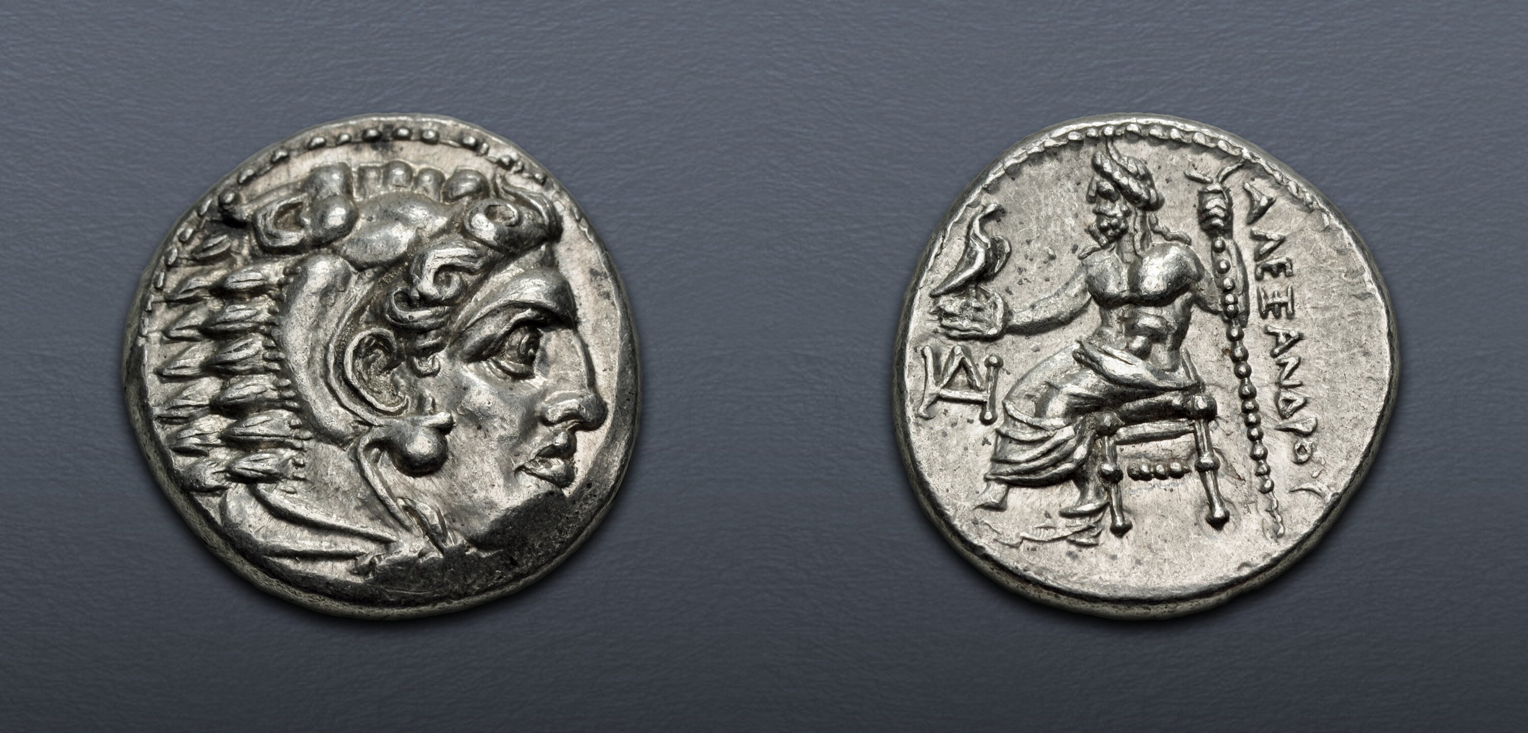 KINGS of MACEDON. Alexander III ‘the Great’. 336-323 BC. AR Drachm ...