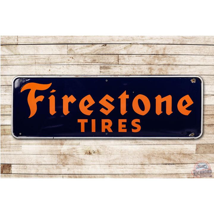 6' Firestone Tires Porcelain Sign