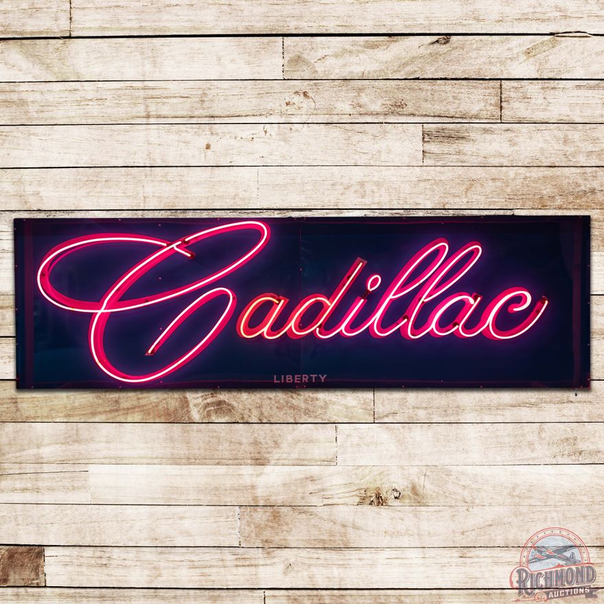 Cadillac Automobiles SS Porcelain Neon Sign