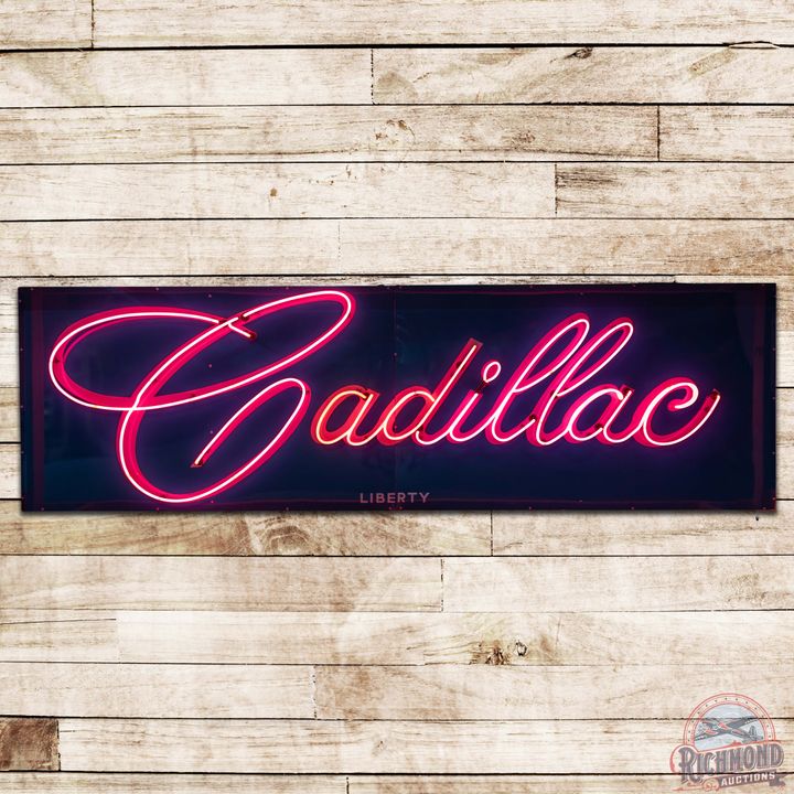 Cadillac Automobiles SS Porcelain Neon Sign