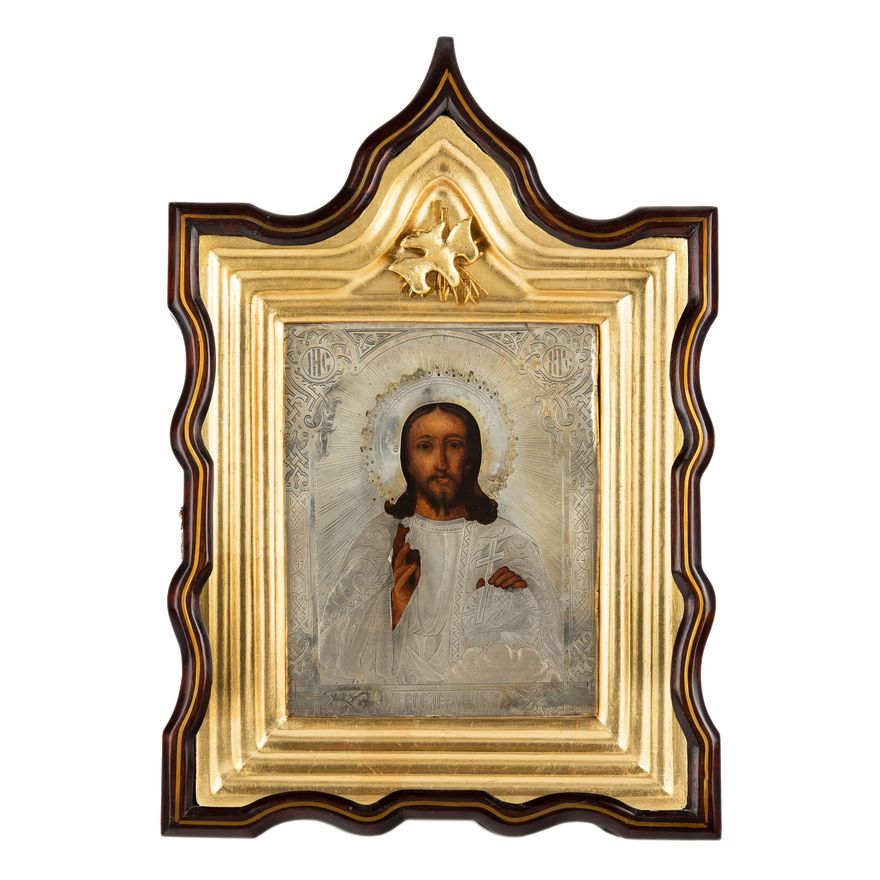 Ikona - Chrystus Pantokrator, Moskwa, 1877 r.