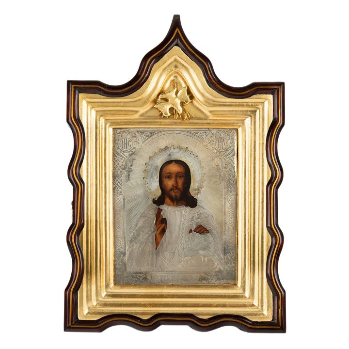 Ikona - Chrystus Pantokrator, Moskwa, 1877 r.