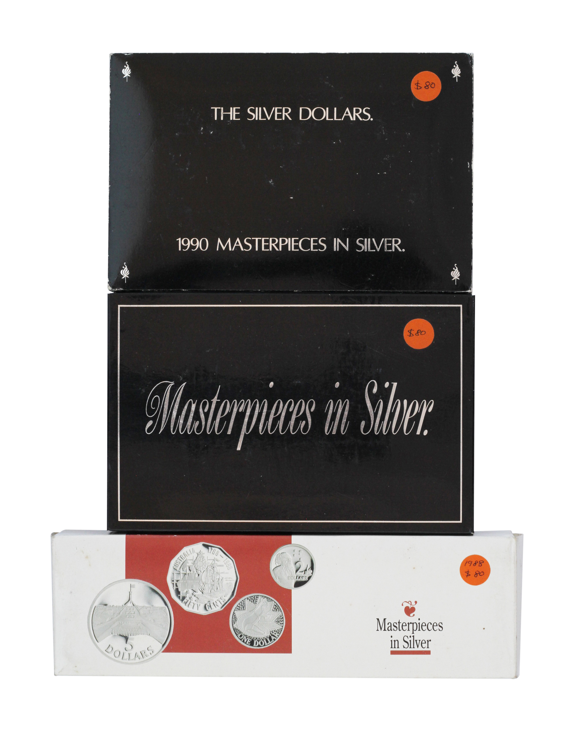 Sets, Masterpieces in Silver, FDC