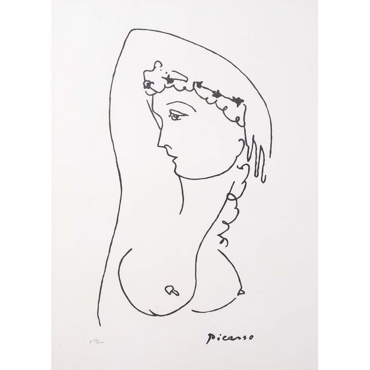 Pablo Picasso 'Untitled - Portrait'