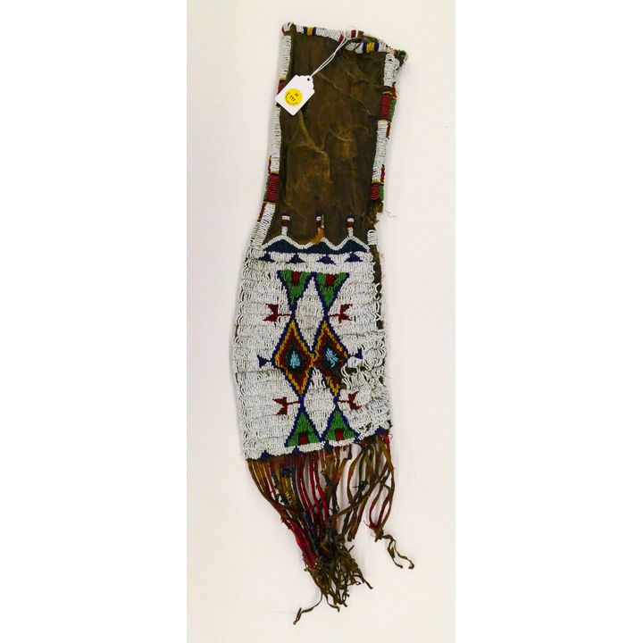 Old Plains Indian Beaded & Quilled Pipe Bag