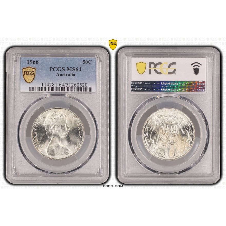 Fifty Cent, 1966, PCGS MS64