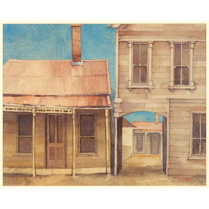 Grahame Sydney 'Cargill’s Corner, Dunedin'