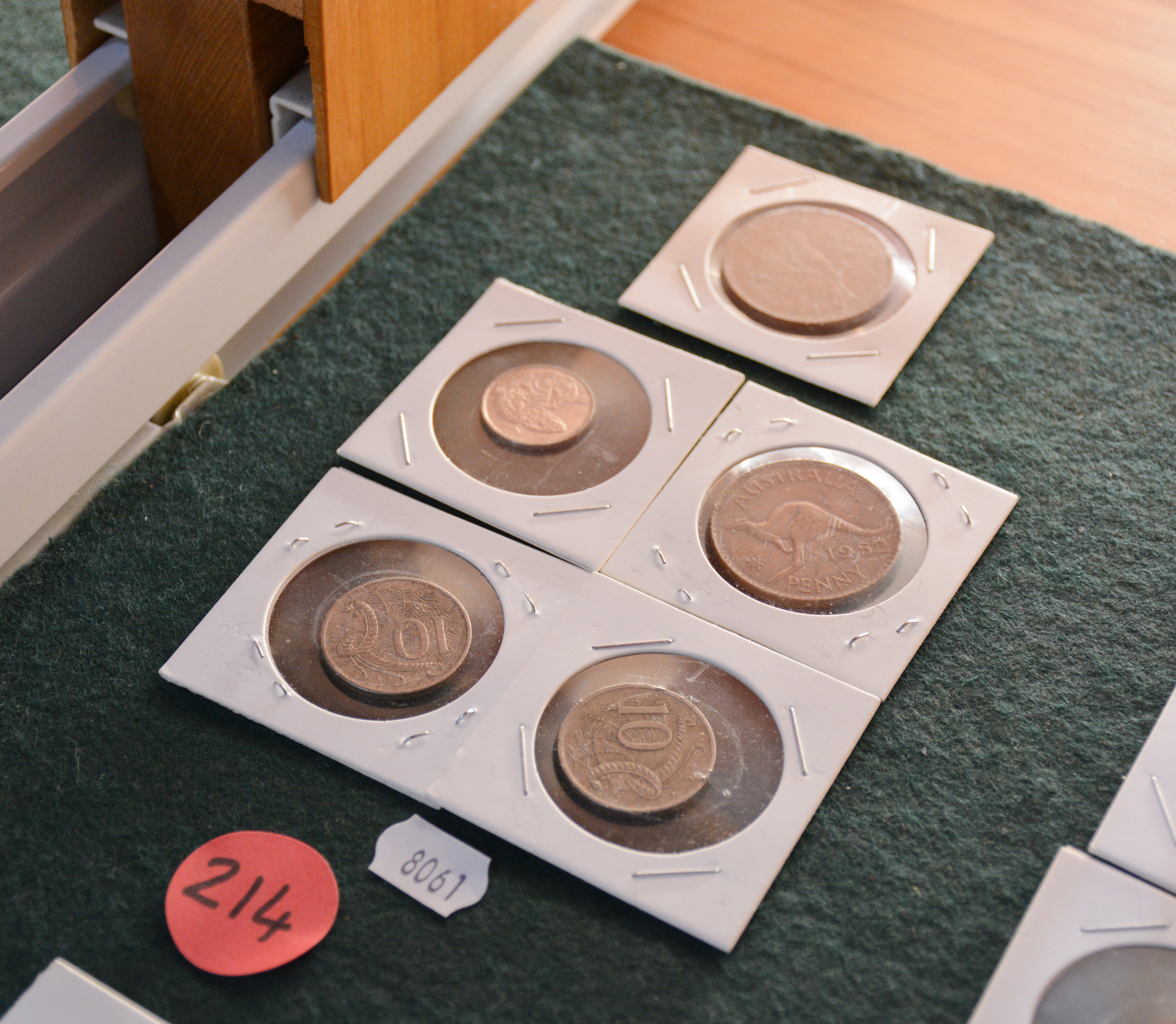 NZ/AUS Coins x 5 — NZ auction result