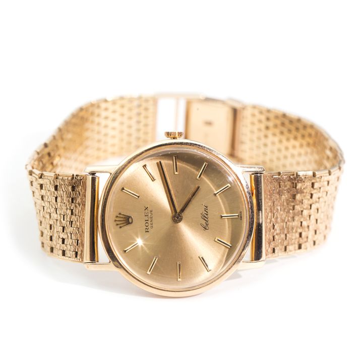 Rolex Geneve Cellini Gold Watch