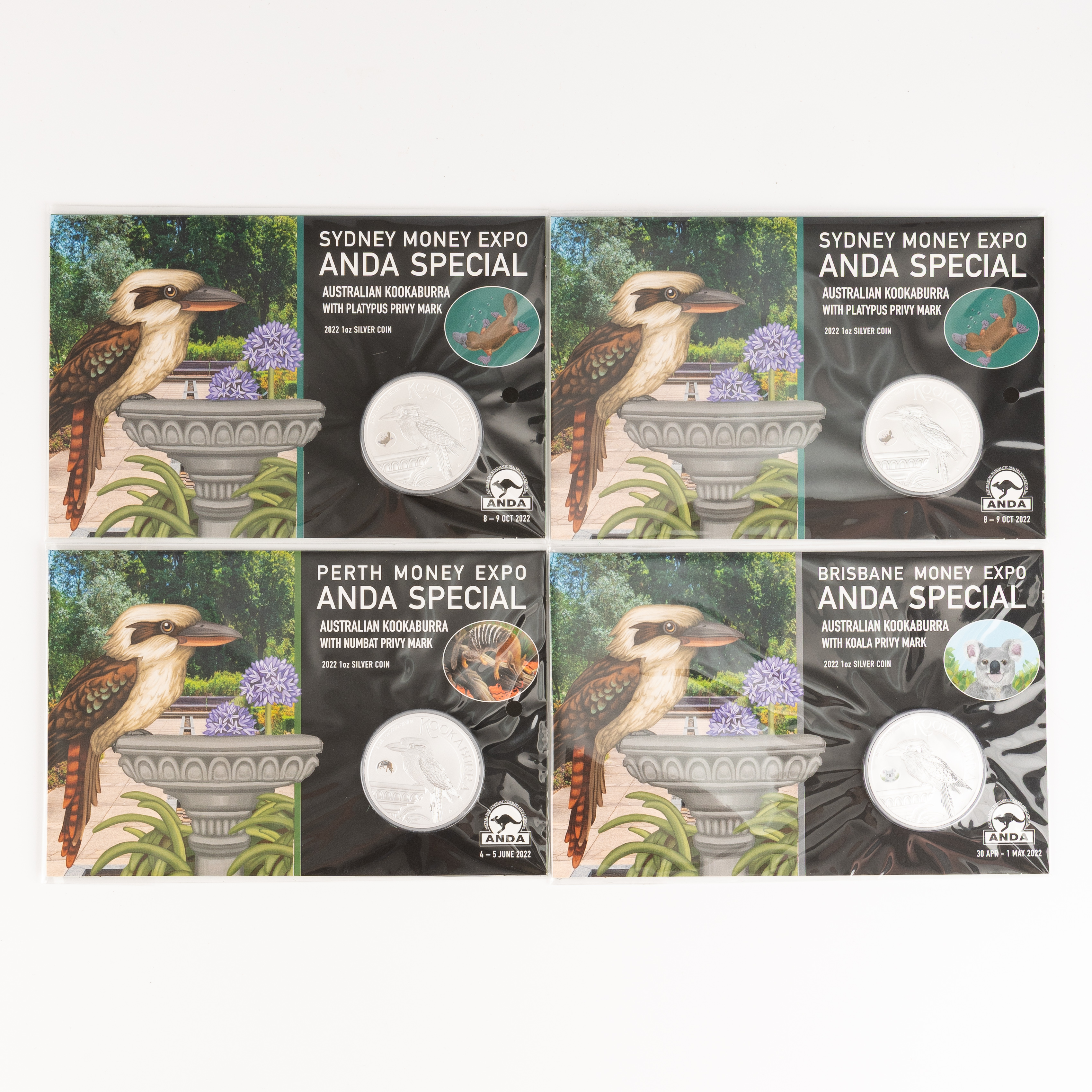 Elizabeth II, Perth Mint - Australian Kookaburra with Privy Mark, One Dollar, 2022, UNC