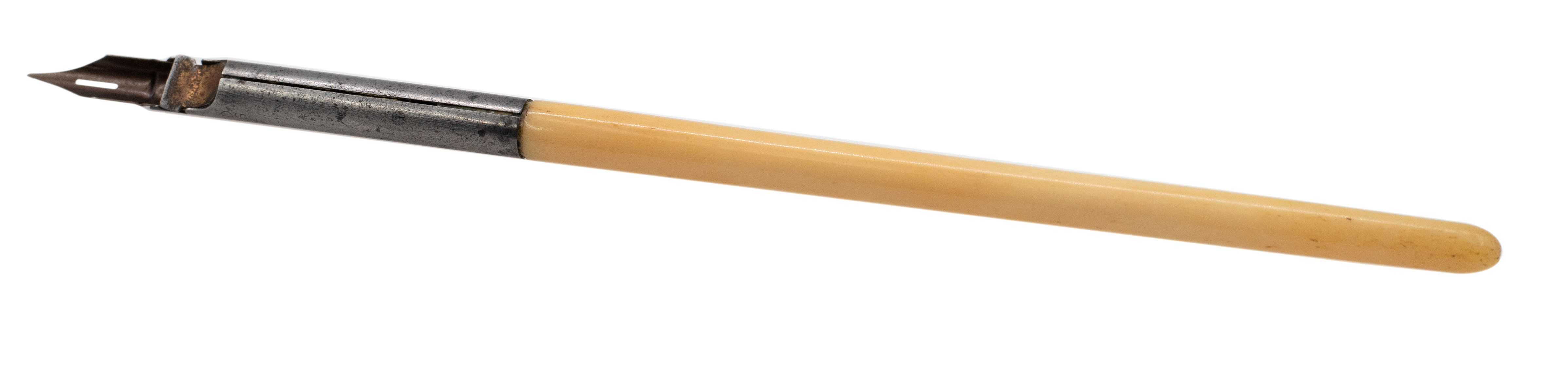 Great Britain, Pens and Writing Memorabilia, Steel & Ivory Dip Pen, c.1860, VGC