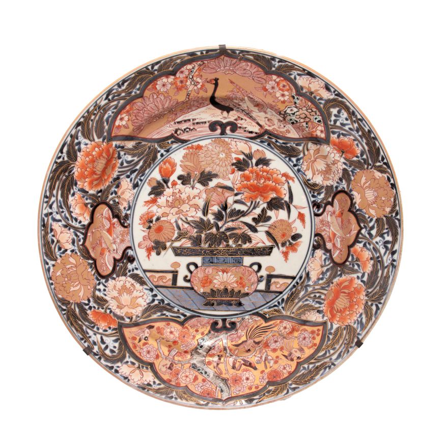 Talerz w typie Imari, Japonia