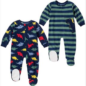 ABSORBA BABY BOYS 2-PACK BLANKET SLEEPER SZ 12M