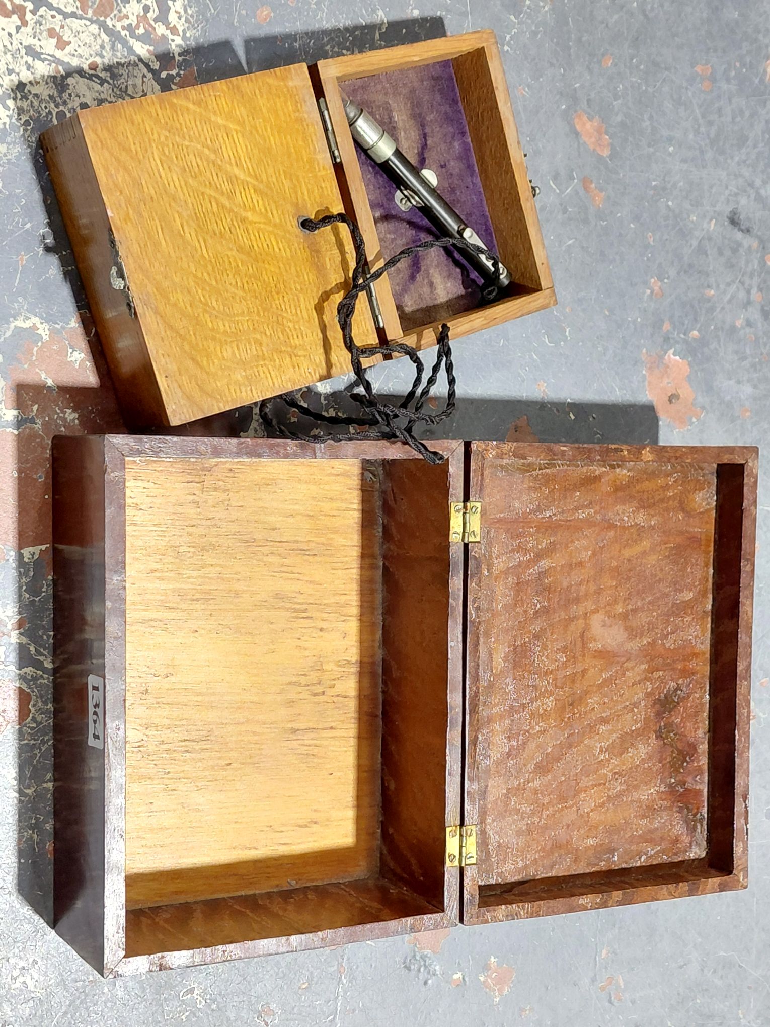 Wooden Box And Light Tool