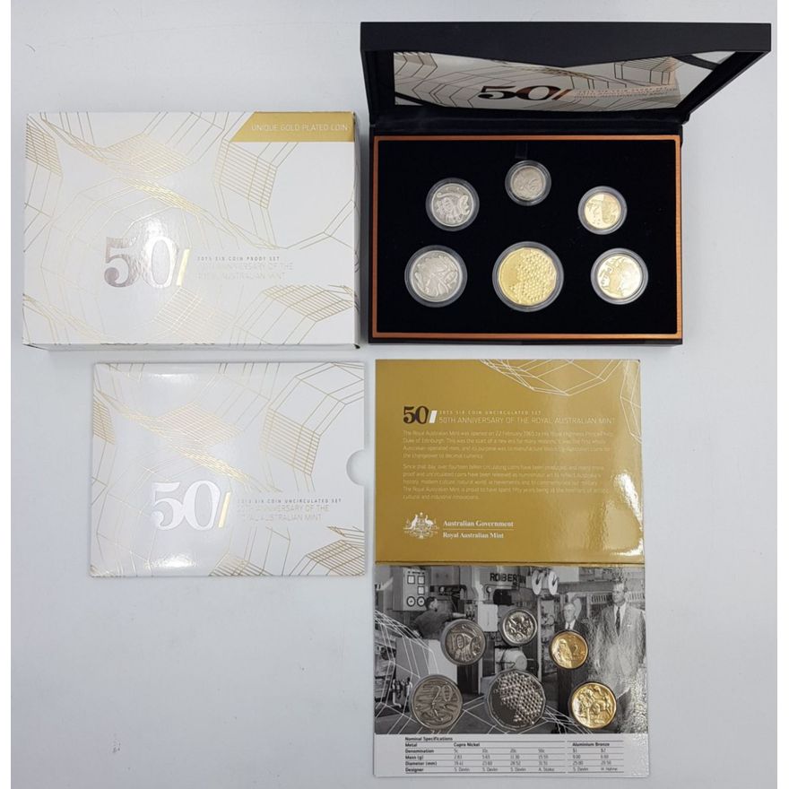RAM Ann. Proof & Unc. Coin Sets (x2)