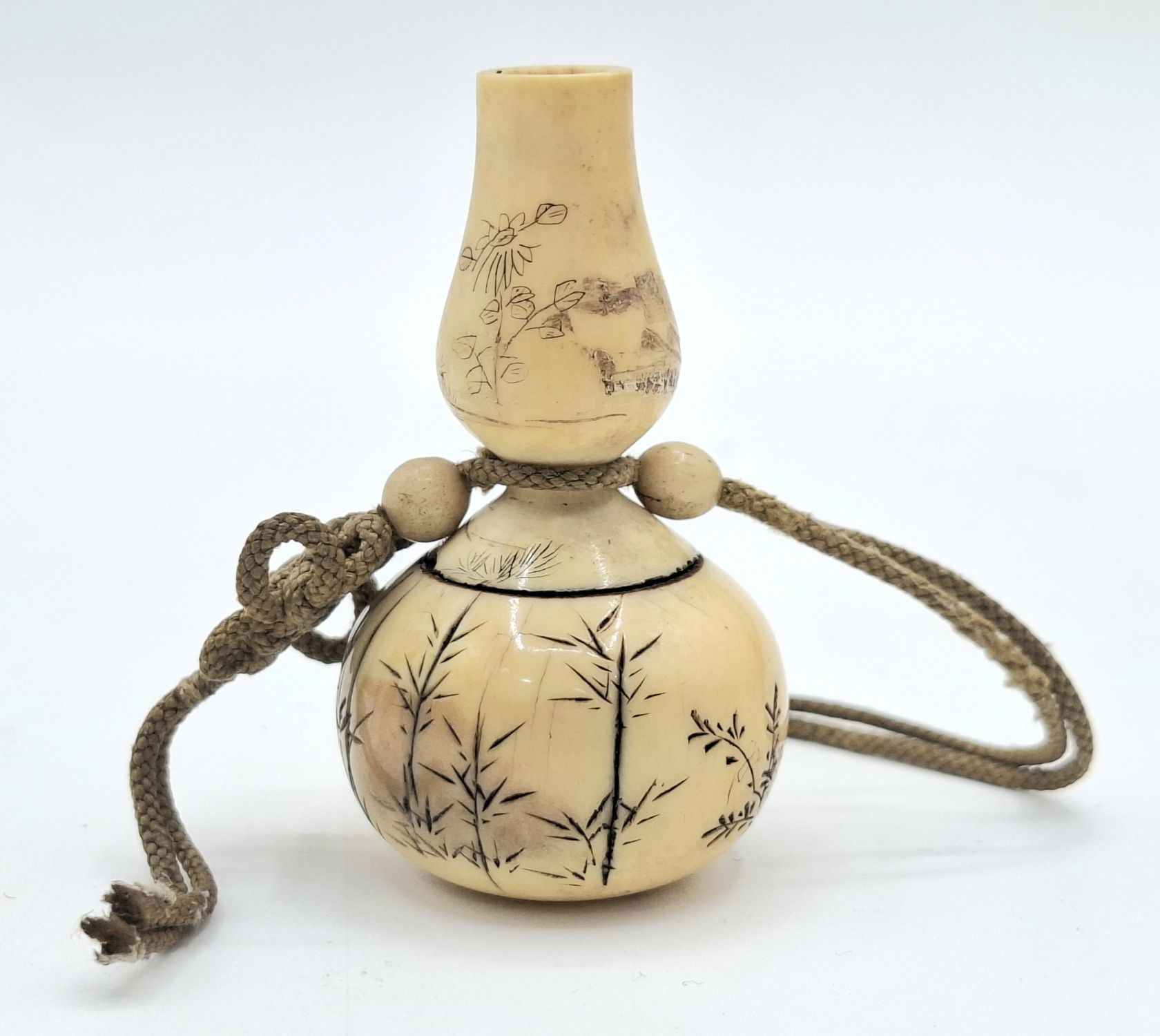 11 · JAPANESE CARVED IVORY VASE