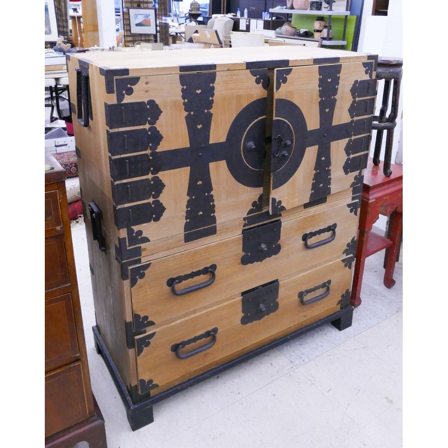 Meiji Japanese Tansu Chest- 44x37x16''