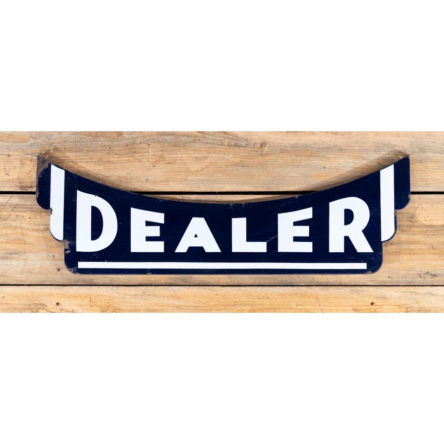 Dealer Single Sided Porcelain Added On Sign TAC 9